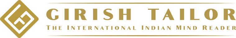 Girish Tailor - The International Indian Mind Reader (website header logo)