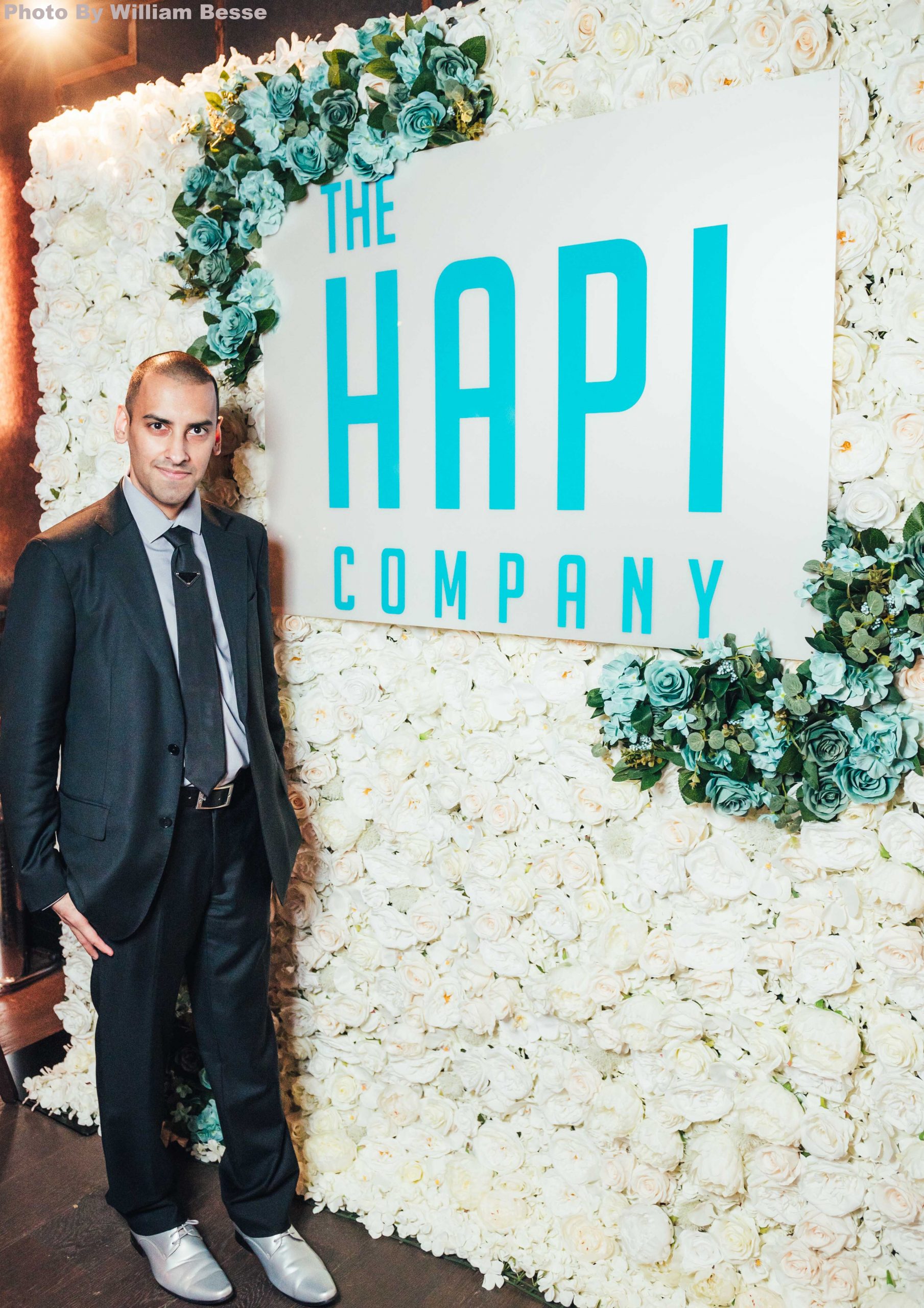A stylish suit and tie look with silver shoes and a Prada tie. This was the launch of an electric toothbrush by a dental company at Nolita Social in Bulgari Hotel London